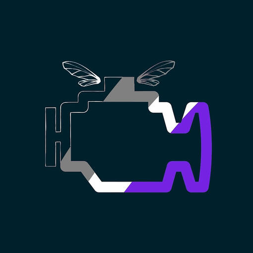 Asexual pride Transmission Folklore logo